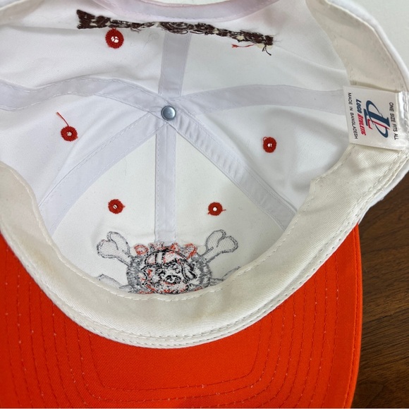 VTG Cleveland Browns Logo Athletic Dawg Pound NFL Snapback Hat Cap Red Onion - Picture 11 of 16